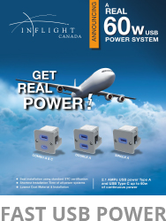 Fast USB Power Inflight Canada